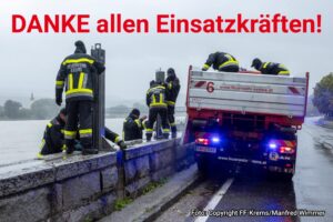 Mehr über den Artikel erfahren Hochwasser in Österreich – Herzlichen Dank an alle Einsatzorganisationen!